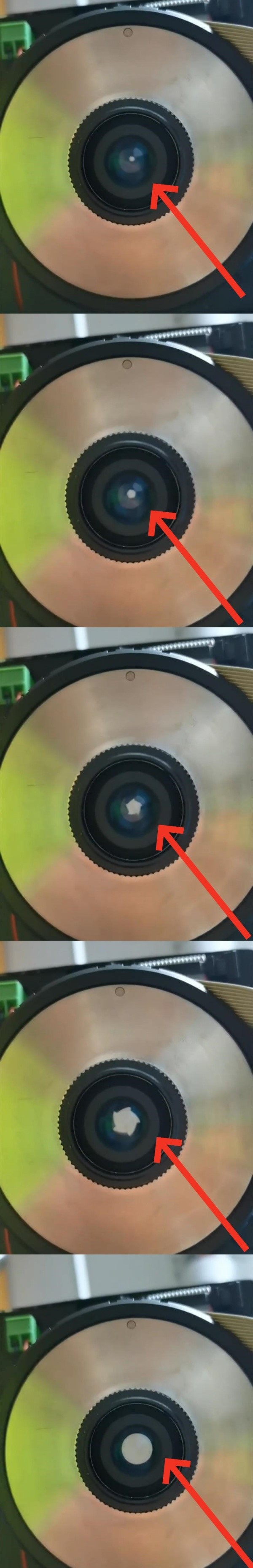 富士能鏡頭光圈控制示意圖 圖片關(guān)鍵詞